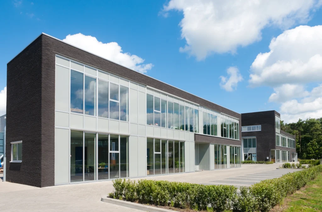 aluminium windows in offices