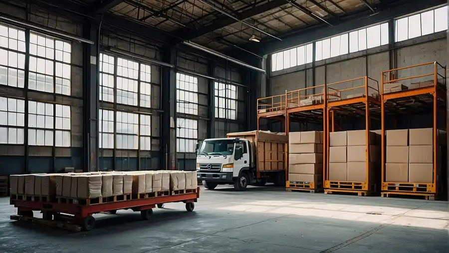 concrete foundation inside warehouse1