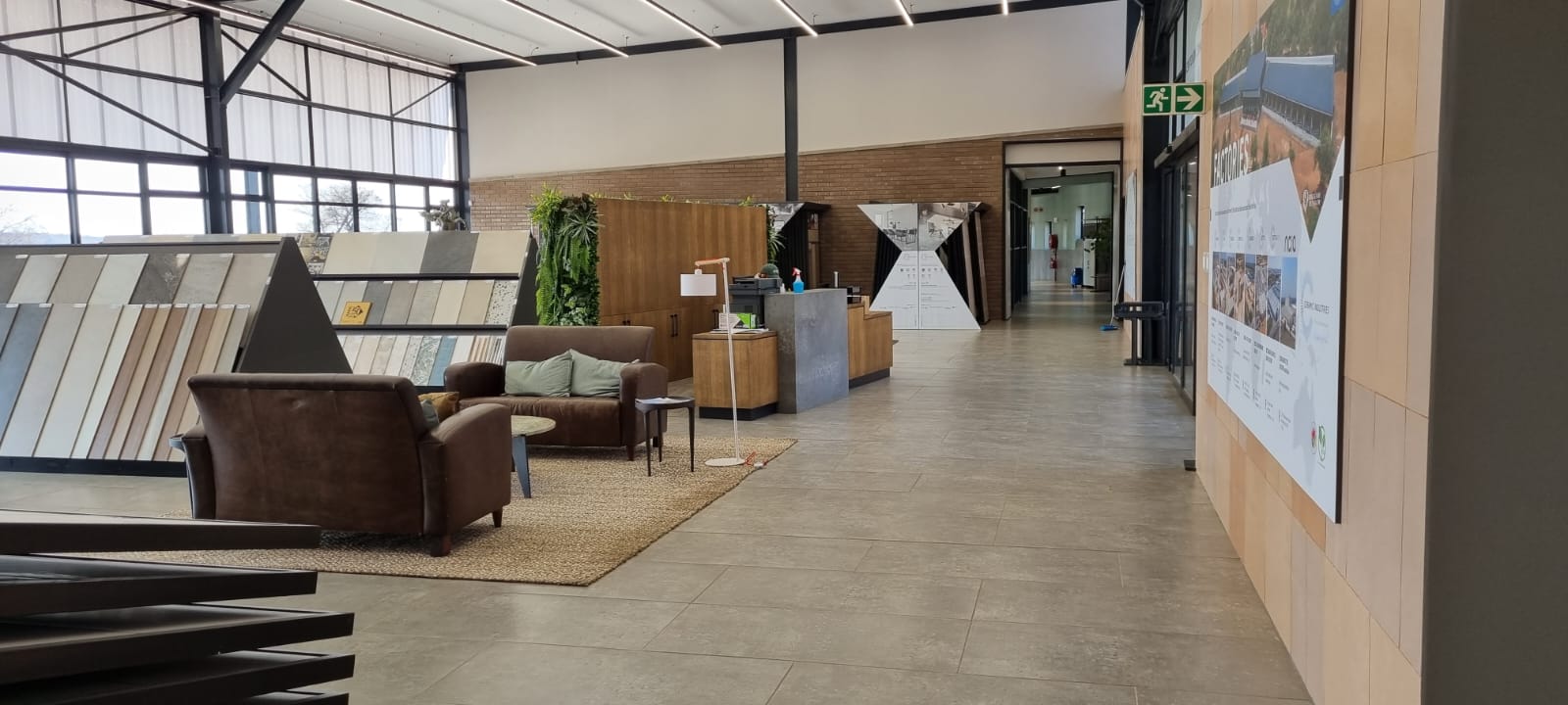 renovated showroom interior