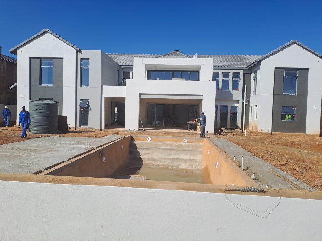 UnitechGroundUp-IFV-09 Pool complete Irene Farm